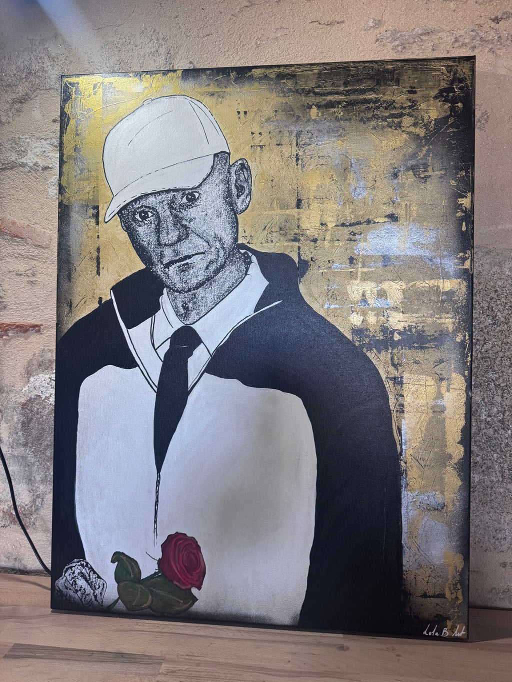 Gaëtan Roussel – Portrait original par LolaB Art