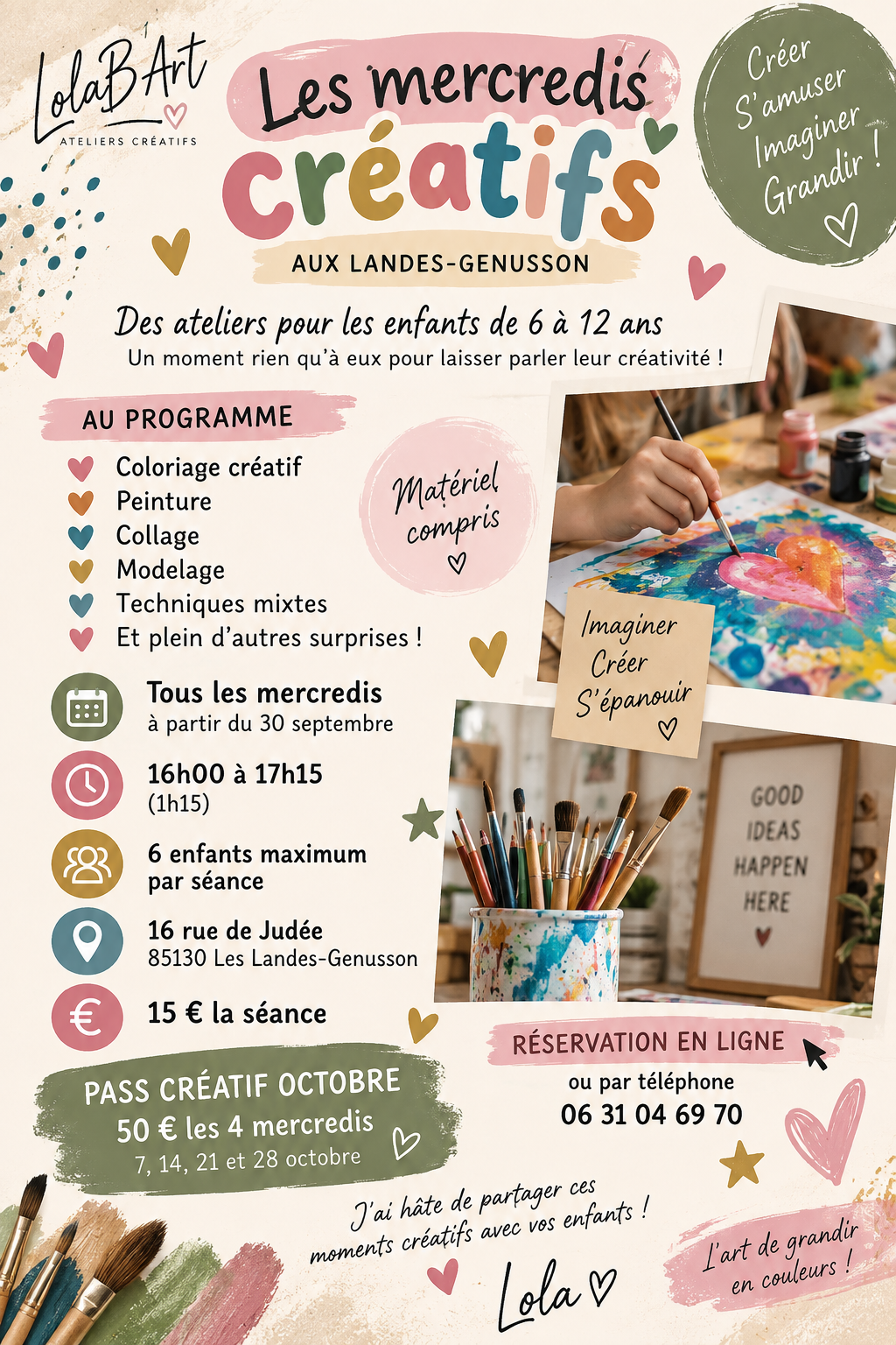 🌈 PASS CRÉATIF — OCTOBRE 2026