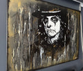 Alice Cooper – Tableau original | Acrylique & Fluid Art | 75 x 55 cm