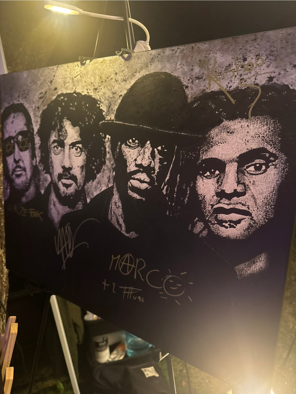 FFF – Tableau original dédicacé
